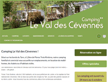 Tablet Screenshot of levaldescevennes.com
